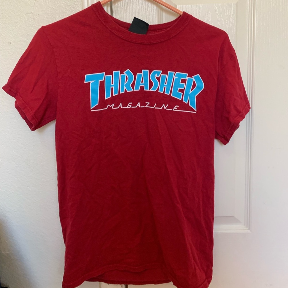 red thrasher shirt